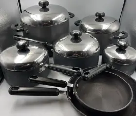 Circulon 051153802553 Hard Anodized Nonstick Cookware Pots And Pans Set 12 Piece Frying