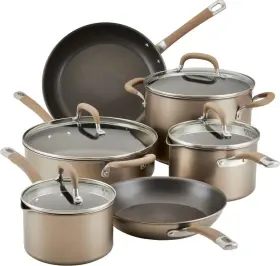 Circulon 051153893308 Premier Professional 10-piece Non-stick Cookware Set Anodized Aluminum