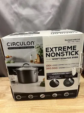 246915 Circulon Scratchdefense A1 Nonstick Induction Covered Stockpot 24cm/7.6l