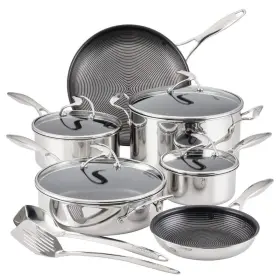 30012 Circulon Steelshield C Series 10-piece Stainless Steel Nonstick Cookware Set
