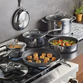 30071 Circulon C1 Series Clad Stainless Steel With Scratchdefense Non-stick Cookware S