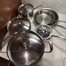 70051-t Circulon Stainless 11-piece Steel Nonstick Cookware Set