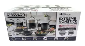 81841-t Circulon A1 Series 11 Piece Extreme Non-stick Cookware Set With Scratchdefense