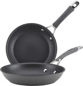 83905 Circulon Radiance Hard Anodized Nonstick Fry Pan Set Durable Cookware