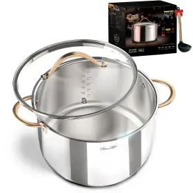 Ciwete 792105028033 8 Quart Stock Pot 3 Ply Whole Clad Stainless Steel Cooking P