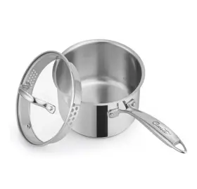 Cqt2 Ciwete 2 Quart Stainless Steel Saucepan With Glass Strainer Lid