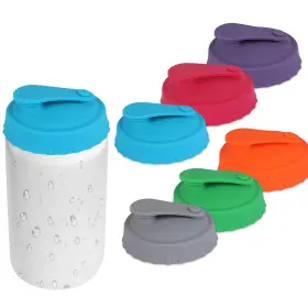 Coksdupid 768805708445 6 Pack Silicone Can Lids - Reusable Pop For Standard Size Cans Soda