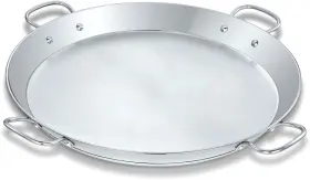 Concord 877769007881 Premium Stainless Steel Paella Pan With Heavy Duty Triply Bottom 20 Inch 5