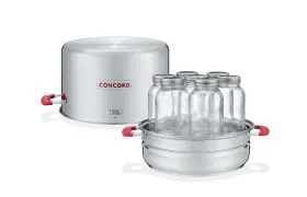 Concord 877769008840 Stainless Steel Turbo Steam Canner Canning Steamer Pot Set. Includes