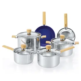 Concord 877769008871 Providence Series 10 Pieces Stainless Steel Cookware Set. Sauce Pan Frying New