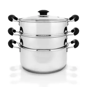 Concord Cookware B081ppcbt7 10 Stainless Steel 3 Tier Steamer Steaming Pot