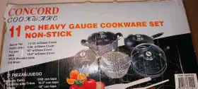 Nas1100 Concord 11 Piece Non Stick Cookware Set