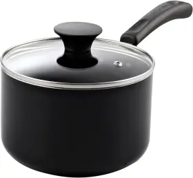 Cook N Home 813046025827 Nonstick Sauce Pan With Glass Lid 2- Quart Multi-purpose Pot Saucepan