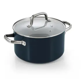 Cook N Home B0d3441jns Non Stick Stock Pot Lid 6-quart Ceramic Nonstick Gumbo Pasta