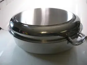 Rp-1014 Cooks Choice Oval Roaster Stainless Steel 21045