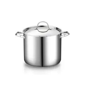 Cooks Standard 813046025209 18/10 Stainless Steel Stockpot 12-quart Classic Deep Cooking Pot Canning Coo