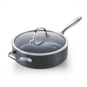 Cooks Standard 813046027852 4- Quart Nonstick Deep Saut Pan With Lid 10.5-inch Frying Pa
