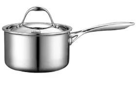 Cooks Standard 851272002175 Multi-ply Clad Saucepan 1.5 Quarts Silver