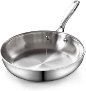 Nc-00216 Cooks Standard Frying Pan Stainless Steel 10-inch Multi-ply Clad Wok Stir Fry P