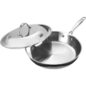 Nc-00239 Cooks Standard 12 Inch Multi-ply Clad Stainless Steel Frying Pan With High Dome