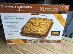 Copper Chef 752356820626 Crisper Pro Xl Baking Tray And Basket Non-stick Ceramic Titanium