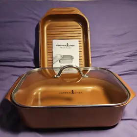 Copper Chef 752356825188 Wonder Cooker - 10.5 Quart 3pc Used Once Clean In Original Box