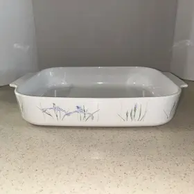 A-21-b-n Corningware Corning Ware Inch Shadow Iris Casserole Dish