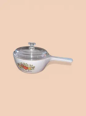 B-82-1 Corningware Vintage Corning Ware La Marjolaine Spice Of Life Sauce Pan W Lid -82-b 1 1/2 P