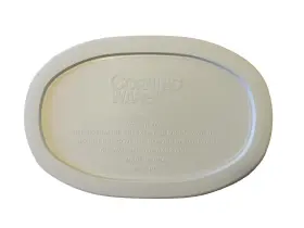 F-15-pc Corningware Oval Plastic Replacement Storage Lid For 15 Oz Ceramic Dish