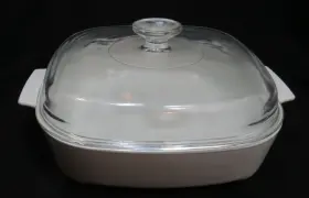 Mw-a-19 Corningware Vintage Corning Ware 2 Quart Microwave Browning Dish With Lid