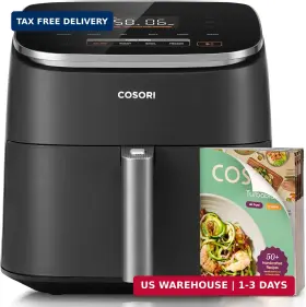 Caf-dc601-kus Cosori 9-in-1 Turboblaze Air Fryer 6 Qt Pfas-free Ceramic Coating 90 -450 F P
