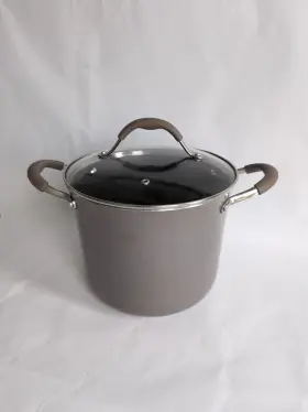 Cravings By Chrissy Teigen 085081526038 Nonstick Aluminum Stock Pot With Lid 6 Quart