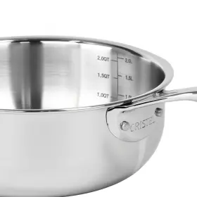 Cristel 848395063633 Castelpro 6.5 Quart Stainless Steel Saucepan Made In France Nib