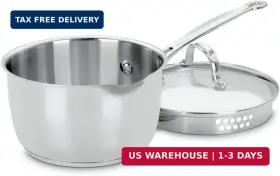 719-18p Cuisinart 086279013385 Chefs Classic Stainless 2-quart Saucepan With Cover Silver 719-18p Cuisinart 086279013385 Chefs Classic Stainless 2-quart Saucepan With Cover Silver