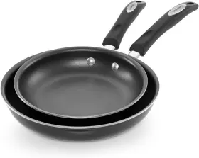 Cuisinart 086279044068 Classic Non-stick 2 Piece 8 Inch And 10 Skillets Black New