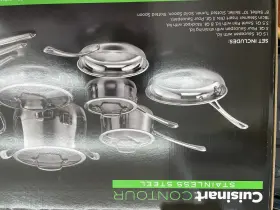 Cuisinart 086279147516 Contour 14-pc. Stainless Steel Cookware Set With Tools -