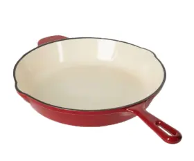 Cuisinart 086279188731 Chefs Classic 11 3/4 Inch Enameled Cast Iron Skillet - Red