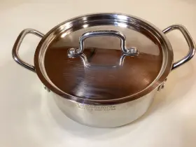 1163-20 Cuisinart 3- Quart Steamer / Strainer With Lid - Multiclad 18/10 Stainless Steel