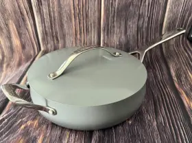 34c-8gr Cuisinart Culinary Collection Nonstick Ceraminc 3.5 Quart Saut Pan With Lid Gray