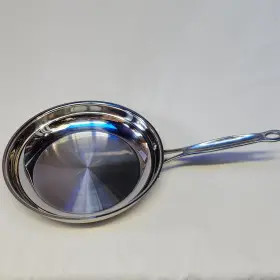 422-24 Cuisinart 10 Inch /24cm Frying Pan Skillet Stainless Steel Induction Ready
