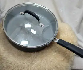 54c33-24bk Cuisinart Ceramica Xt Saute Pan 3 Quart 10 Non-stick With Glass Lid Black