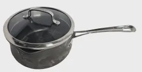 6419-18p Cuisinart 2 Quart Nonstick Hard-anodized Spouted Saucepan With Original Lid