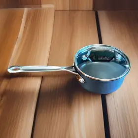 6619-14pp Cuisinart 1 Quart Saucepan With Lid Nonstick Hard Anodized V#23684