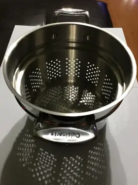 7112-24 Cuisinart 12-quart Stainless Steel Steamer Inset Unused With Lid 12 Shipping