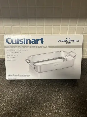 7117-135 Cuisinart 7117-14 Chef S Classic Stainless Cookware 13.5inch Lasagna Pan 7117-135 Cuisinart 7117-14 Chef S Classic Stainless Cookware 13.5inch Lasagna Pan