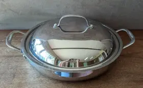 725-30d Cuisinart Chefs Classic Stainless 12 Inch Everyday Pan With Medium Dome Lid