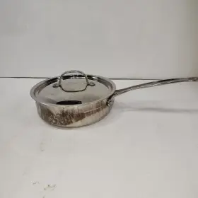 733-20ncvr Cuisinart Stainless Steel 2 Quart 1.9l Saut Pan Skillet Long Handle With Lid #733-20