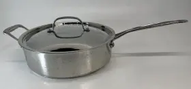 7334-26h Cuisinart Stainless Steel 4 Quart Saute Pan And Lid #7334-26h