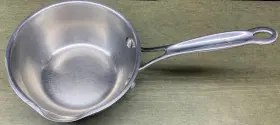 735-160p Cuisinart Pour Saucier Pan #735-160p No Lid 18/10 Stainless Steel Quart Flaws