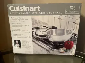 755-26sd Cuisinart 5 1/2 Quart Chef S Classic Multi-purpose Pan With Glass Cover